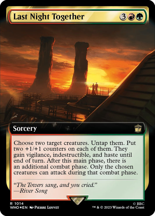 Last Night Together (Extended Art) (Surge Foil) [WHO - 1014]