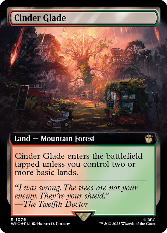 Cinder Glade (Extended Art) (Surge Foil) [WHO - 1076]