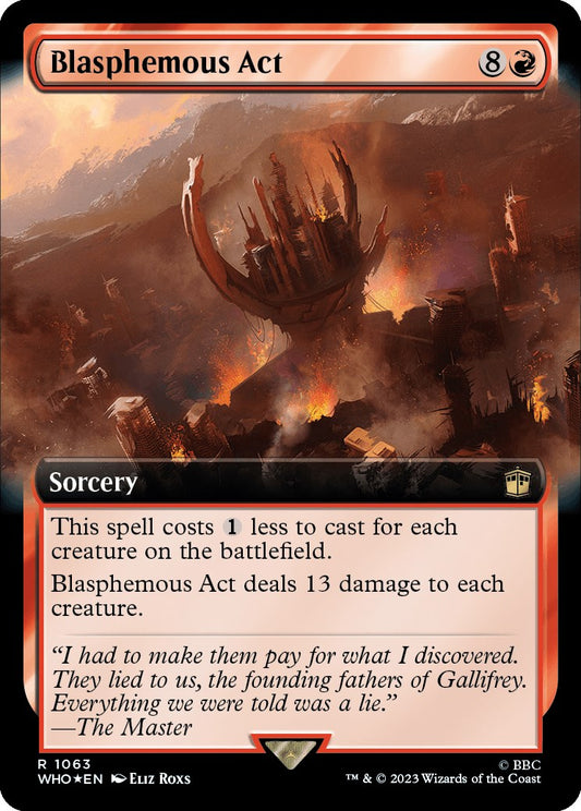 Blasphemous Act (Extended Art) (Surge Foil)