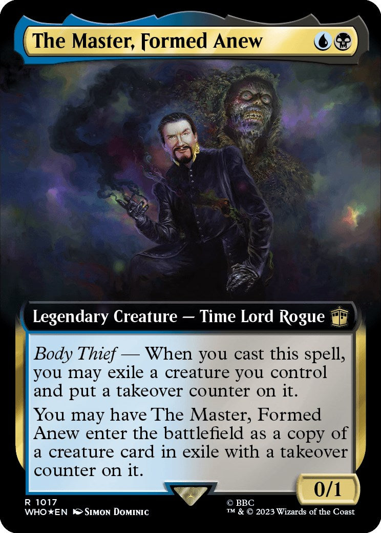 The Master, Formed Anew (Extended Art) (Surge Foil) [WHO - 1017]