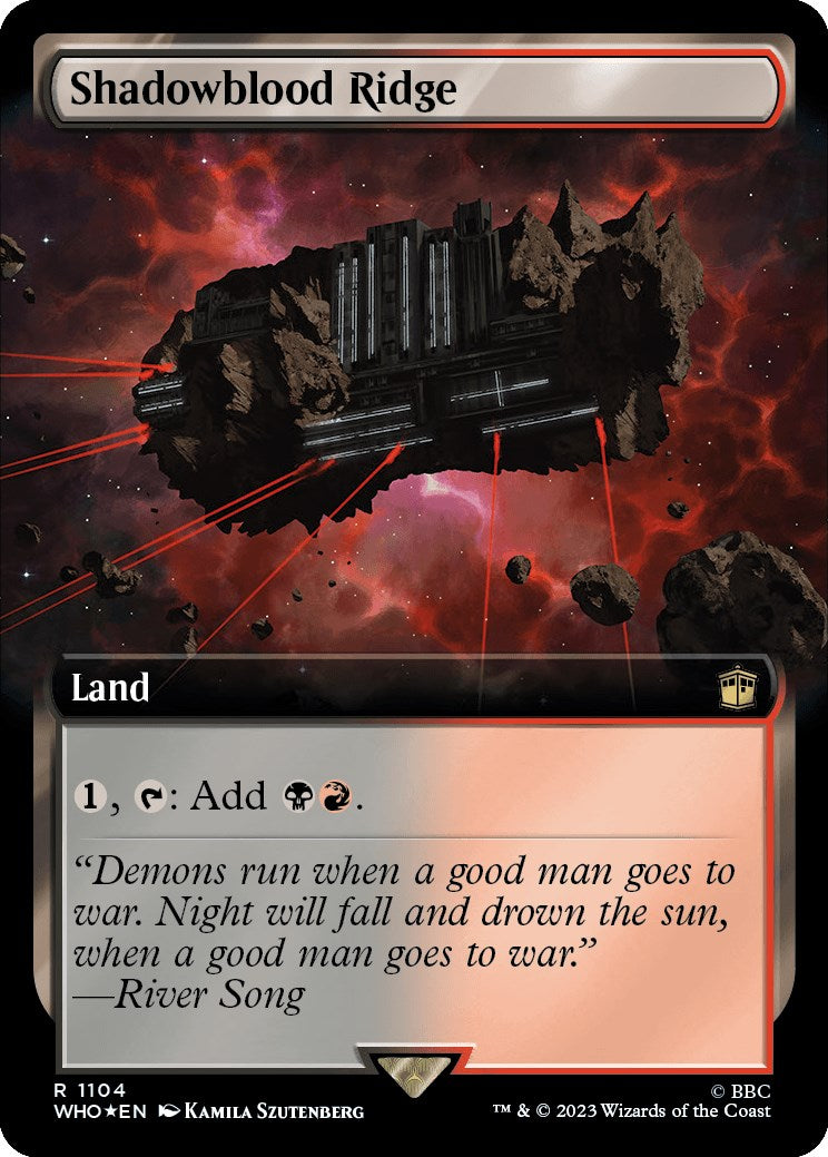 Shadowblood Ridge (Extended Art) (Surge Foil)