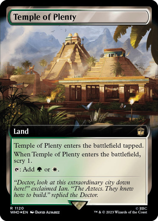 Temple of Plenty (Extended Art) (Surge Foil)