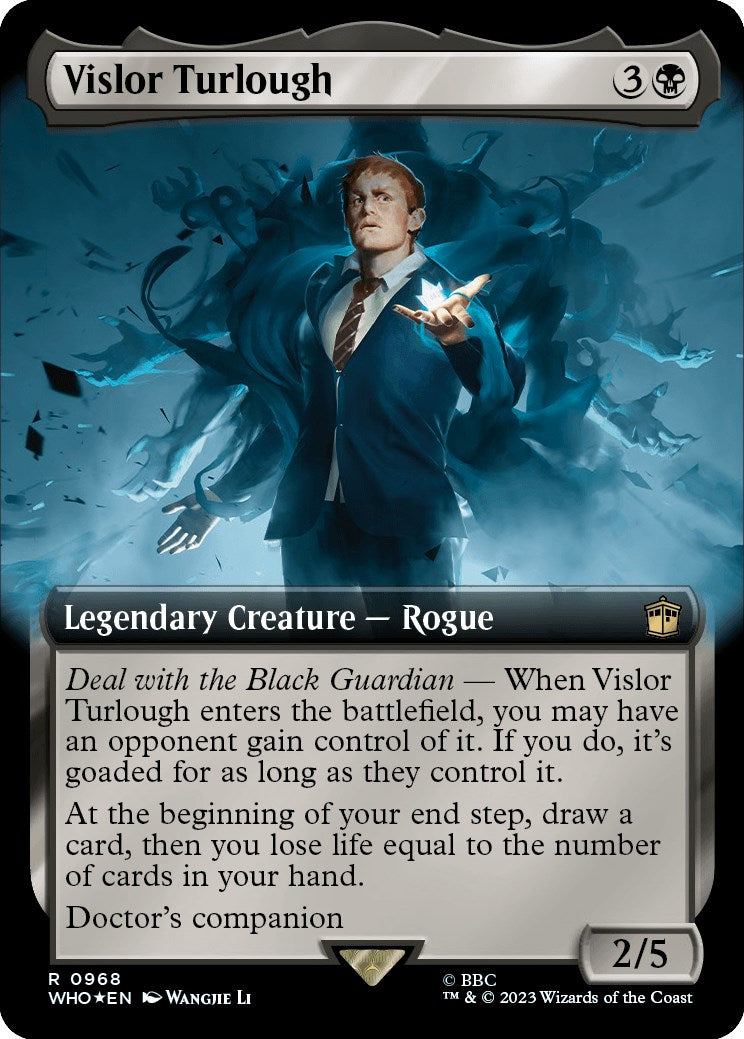 Vislor Turlough (Extended Art) (Surge Foil) [WHO - 968]