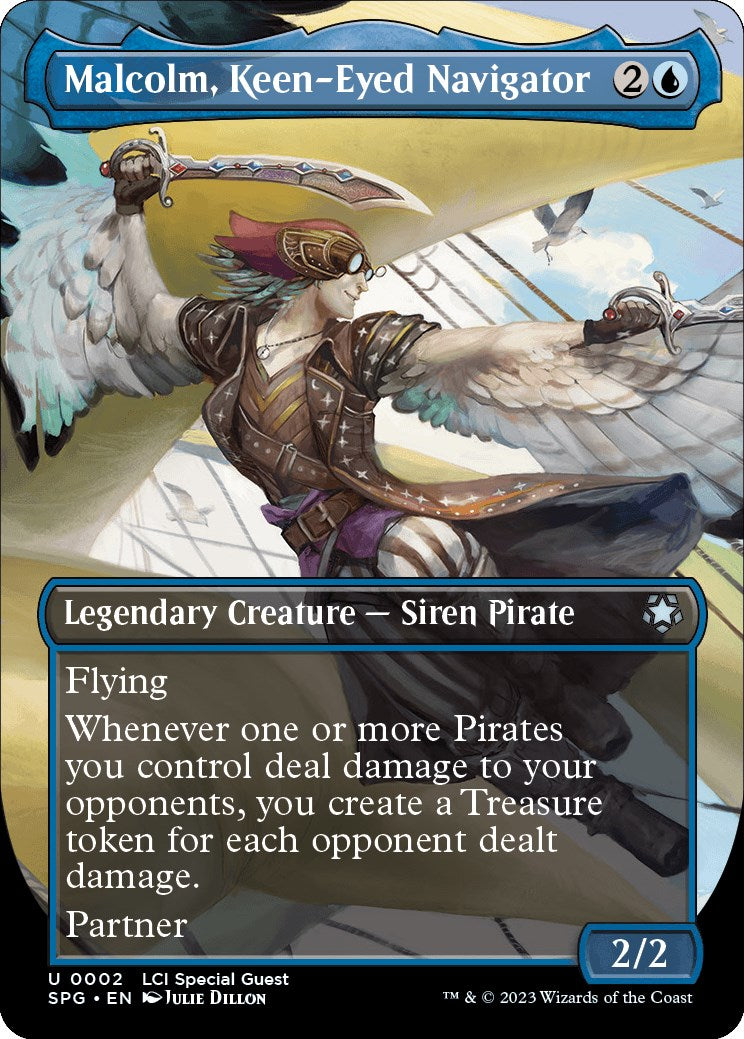 Malcolm, Keen-Eyed Navigator (Borderless) [SPG - 2]