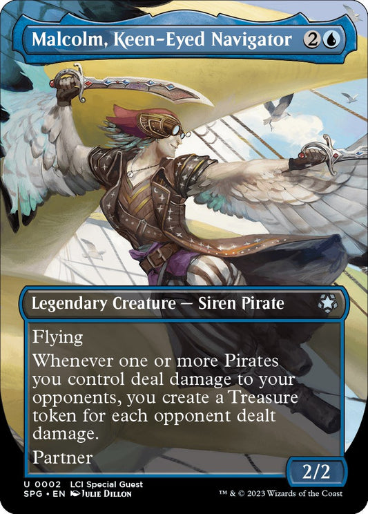 Malcolm, Keen-Eyed Navigator (Borderless) [SPG - 2]