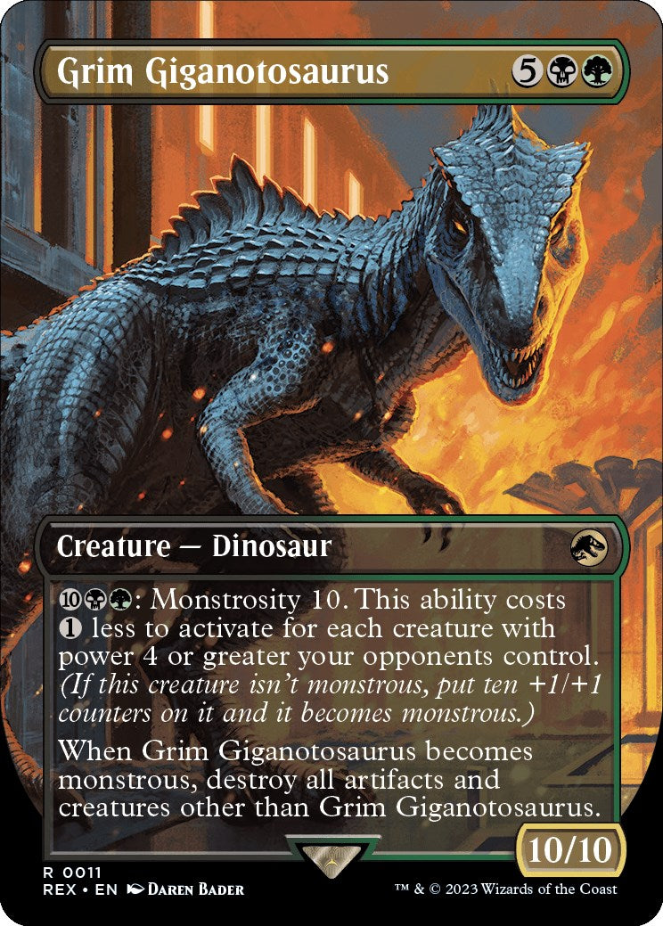Grim Giganotosaurus (Borderless) [REX - 11]