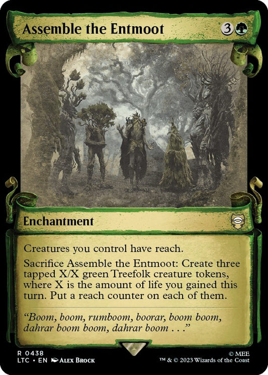 Assemble the Entmoot (Showcase Scrolls) [LTC - 438]