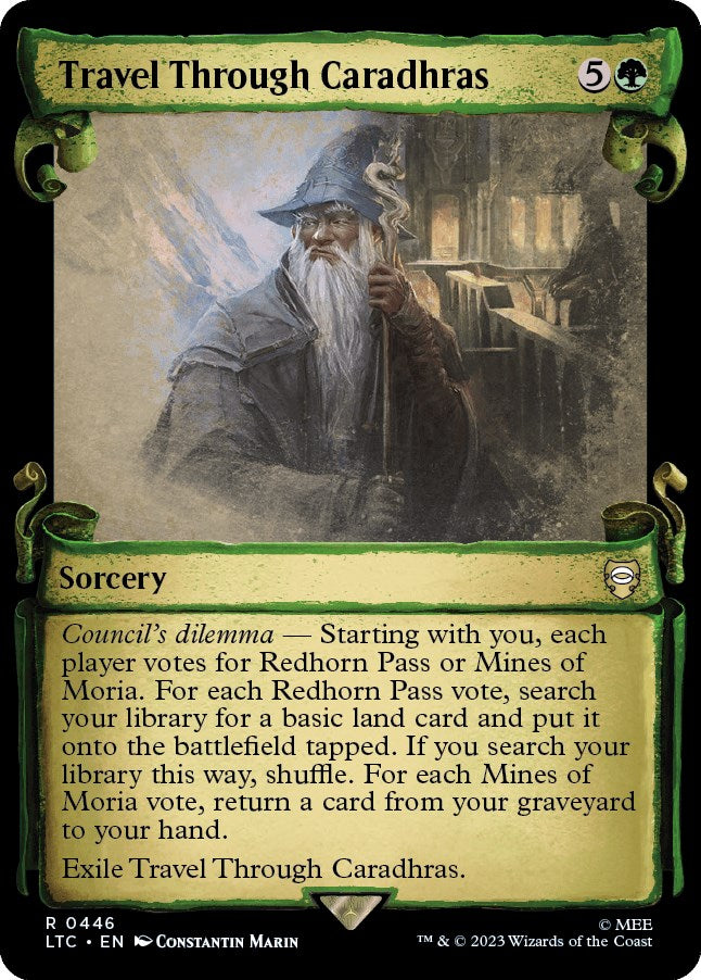 Travel Through Caradhras (Showcase Scrolls)