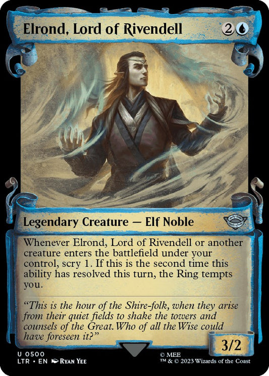 Elrond, Lord of Rivendell (Showcase Scrolls) [LTR - 500]