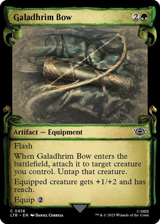 Galadhrim Bow (Showcase Scrolls) [LTR - 618]