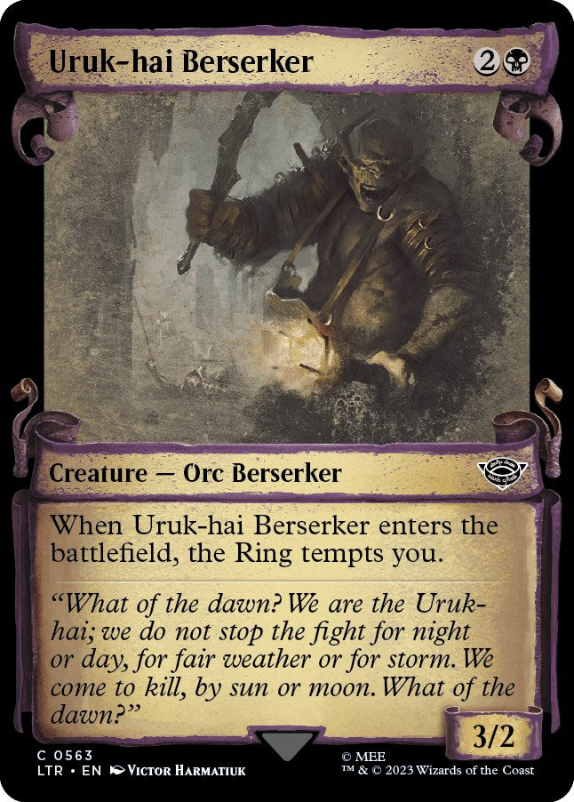 Uruk-hai Berserker (Showcase Scrolls) [LTR - 563]