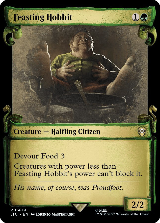 Feasting Hobbit (Showcase Scrolls) [LTC - 439]