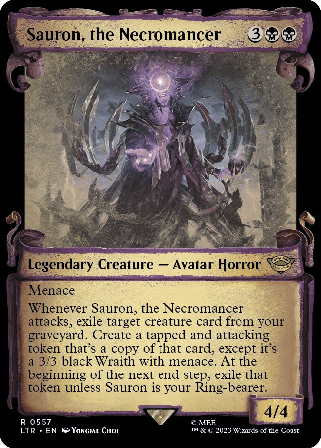 Sauron, the Necromancer (Showcase Scrolls) [LTR - 557]