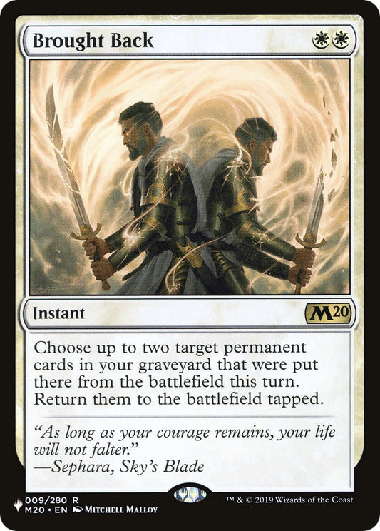 Brought Back [LIST - 009/280]