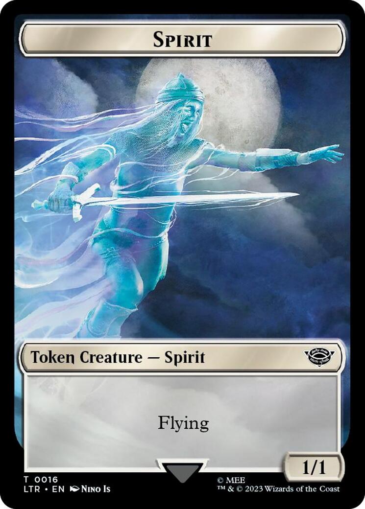 Spirit // Food (0024) Double-Sided Token (Surge Foil)