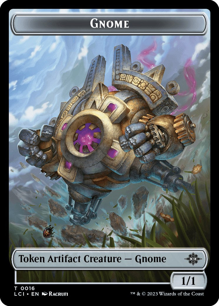 Gnome // Gnome Soldier Double-Sided Token [LCI - 16 // 3]