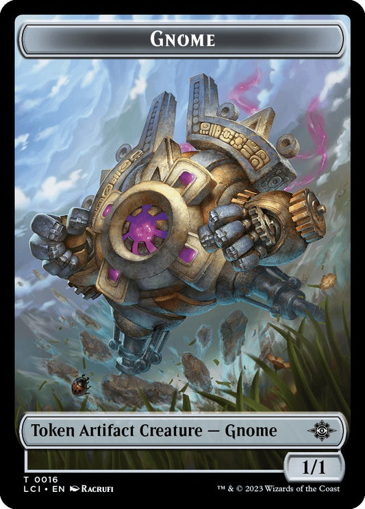 Gnome // Gnome Soldier Double-Sided Token [LCI - 16 // 3]