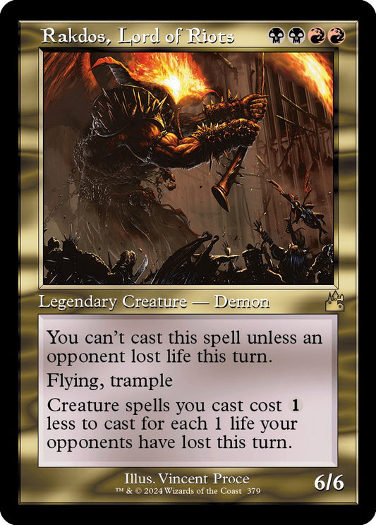 Rakdos, Lord of Riots (Retro Frame) [RVR - 379]
