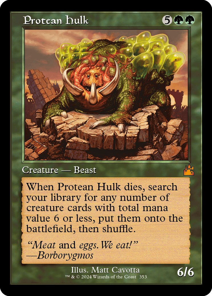 Protean Hulk (Retro Frame)