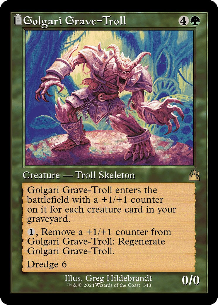Golgari Grave-Troll (Retro Frame) [RVR - 348]