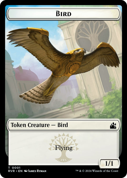 Bird // Spirit (0004) Double-Sided Token [RVR - 1 // 4]