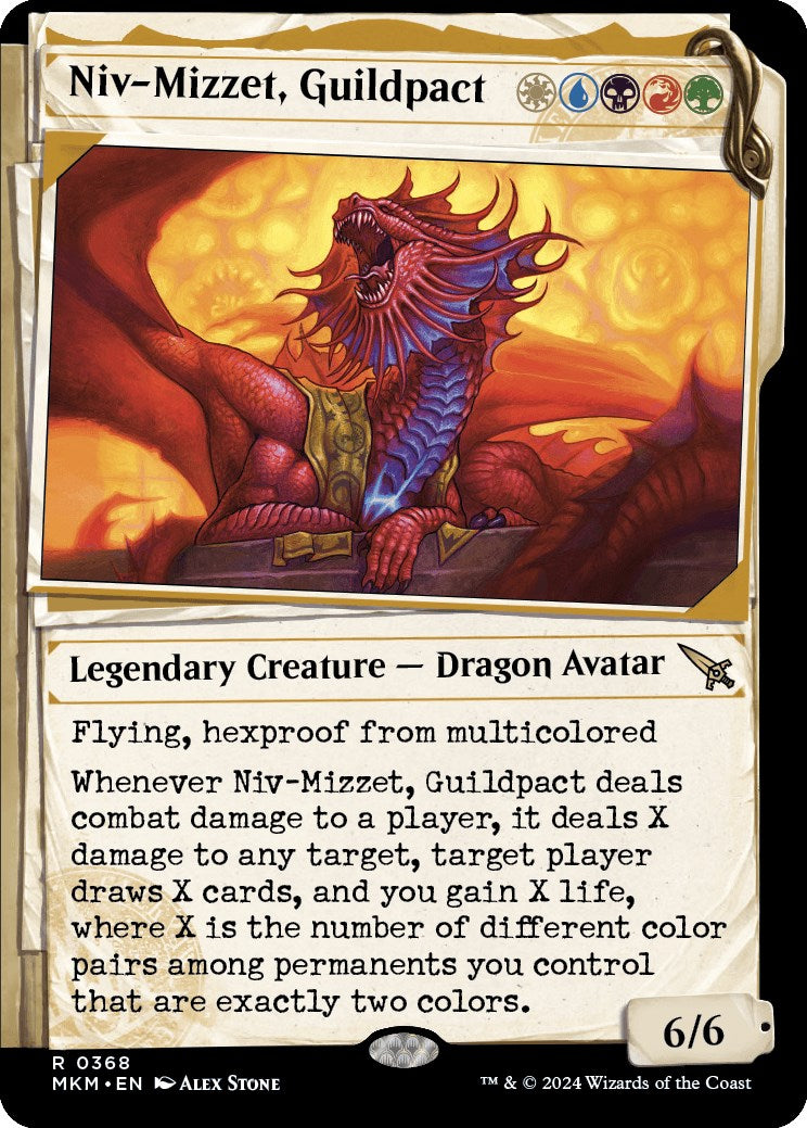 Niv-Mizzet, Guildpact (Showcase) (368) [MKM - 368]