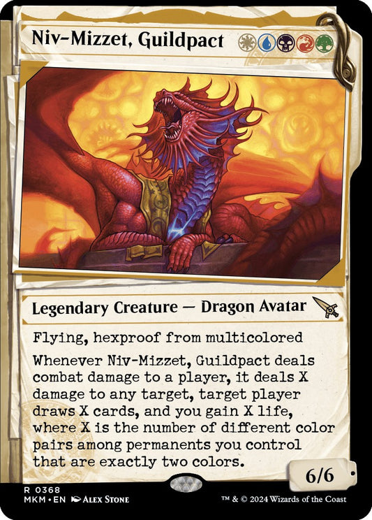 Niv-Mizzet, Guildpact (Showcase) (368) [MKM - 368]