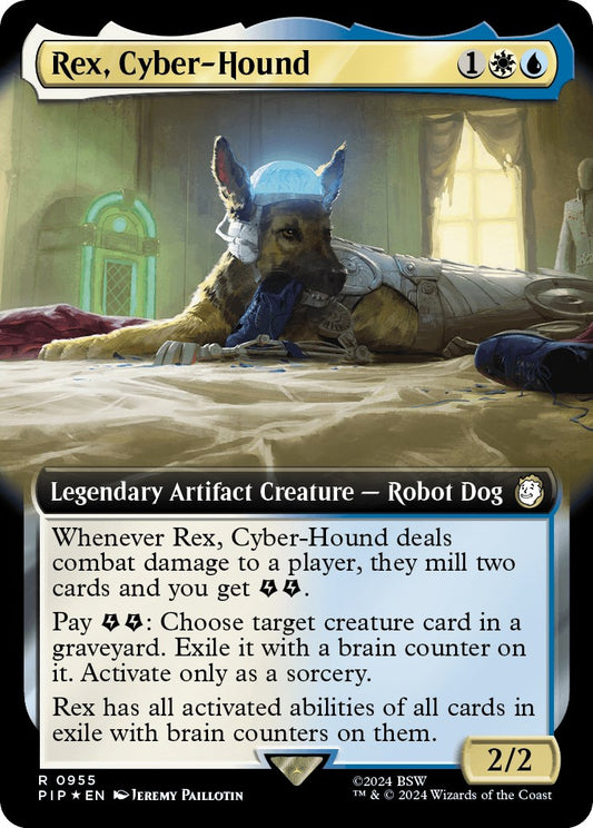Rex, Cyber-Hound (Extended Art) (Surge Foil) [PIP - 955]