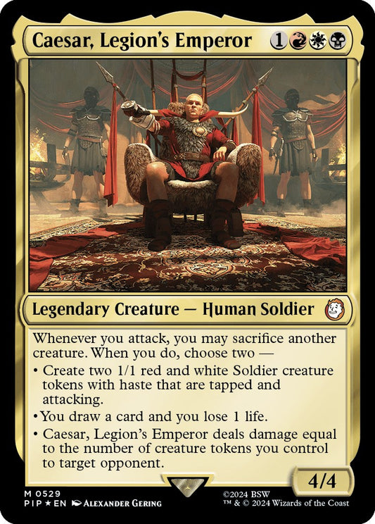 Caesar, Legion's Emperor (Surge Foil) [PIP - 529]