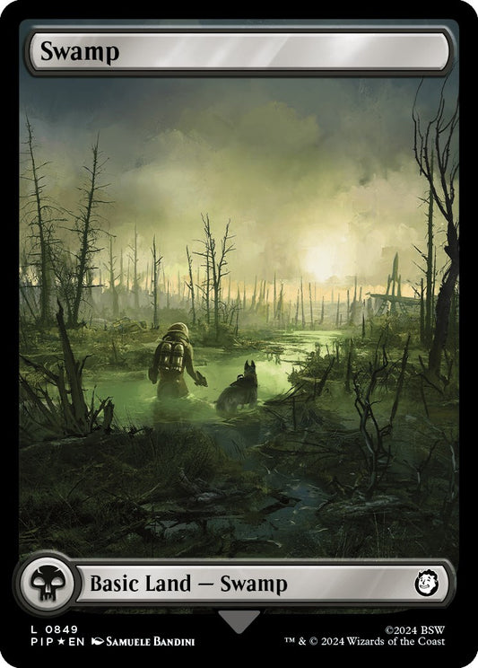 Swamp (0849) (Surge Foil) [PIP - 849]