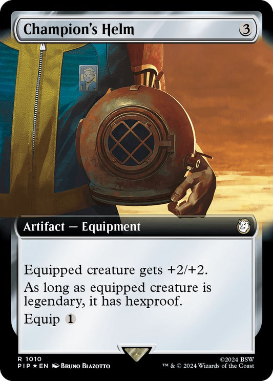 Champion's Helm (Extended Art) (Surge Foil) [PIP - 1010]