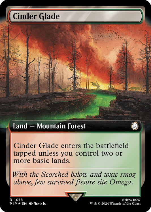 Cinder Glade (Extended Art) (Surge Foil) [PIP - 1018]