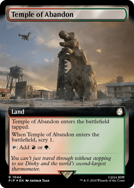 Temple of Abandon (Extended Art) (Surge Foil)