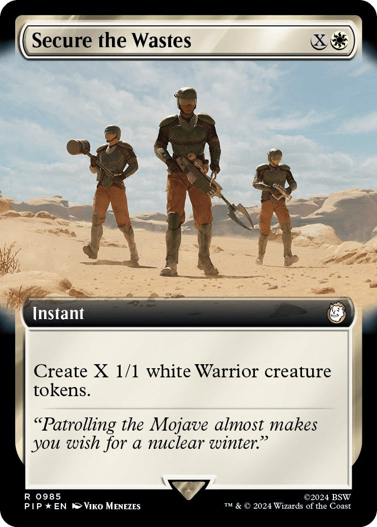 Secure the Wastes (Extended Art) (Surge Foil)
