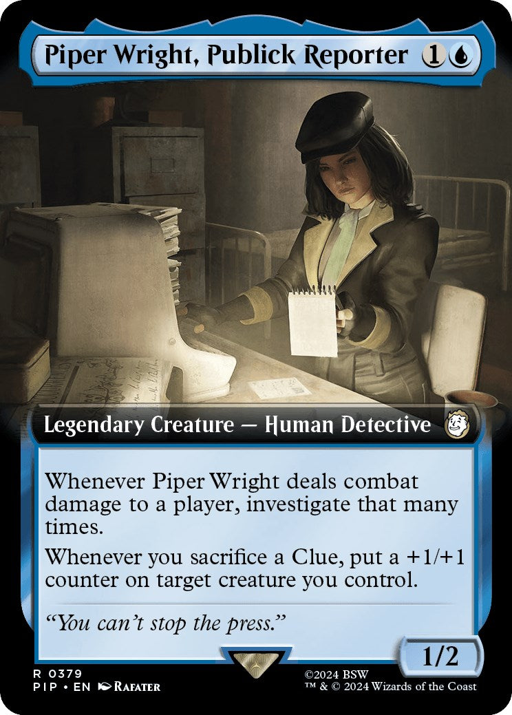 Piper Wright, Publick Reporter (Extended Art) [PIP - 379]