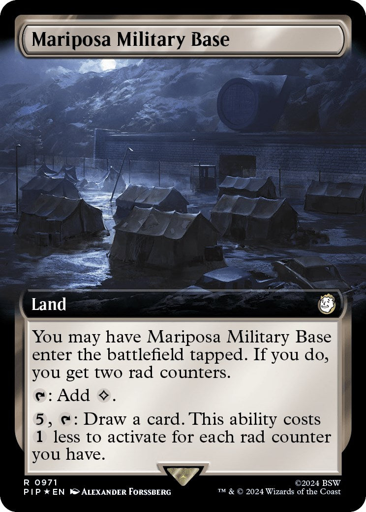 Mariposa Military Base (Extended Art) (Surge Foil) [PIP - 971]