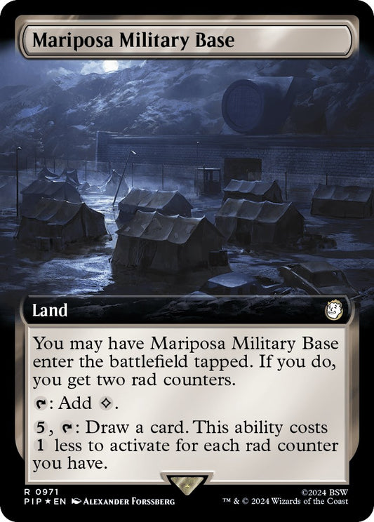 Mariposa Military Base (Extended Art) (Surge Foil) [PIP - 971]