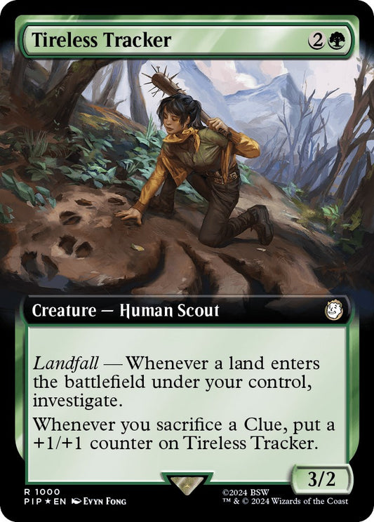 Tireless Tracker (Extended Art) (Surge Foil) [PIP - 1000]