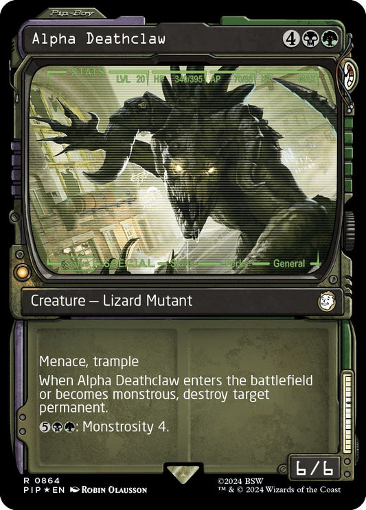 Alpha Deathclaw (Showcase) (Surge Foil) [PIP - 864]
