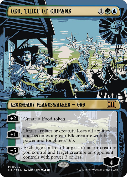 Oko, Thief of Crowns (Textured Foil) [OTP - 77]