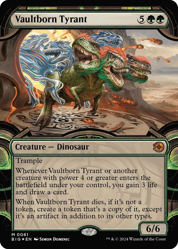 Vaultborn Tyrant (Showcase) (Raised Foil) [BIG - 61]