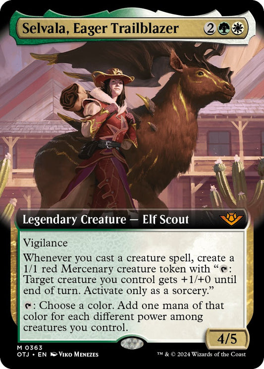 Selvala, Eager Trailblazer (Extended Art) [OTJ - 363]