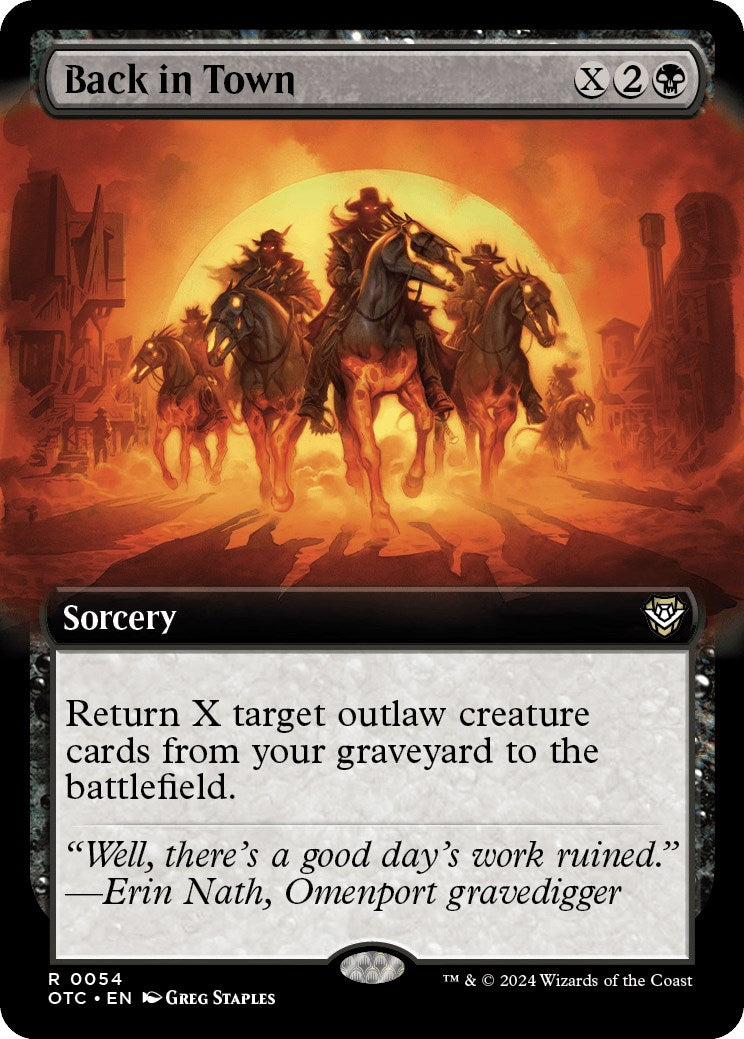 Back in Town (Extended Art) [OTC - 54]