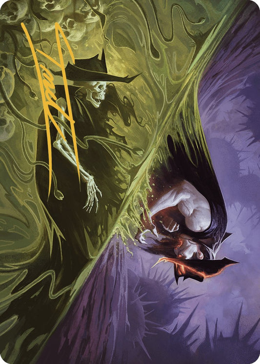 Pillage the Bog Art Card (Gold-Stamped Signature)