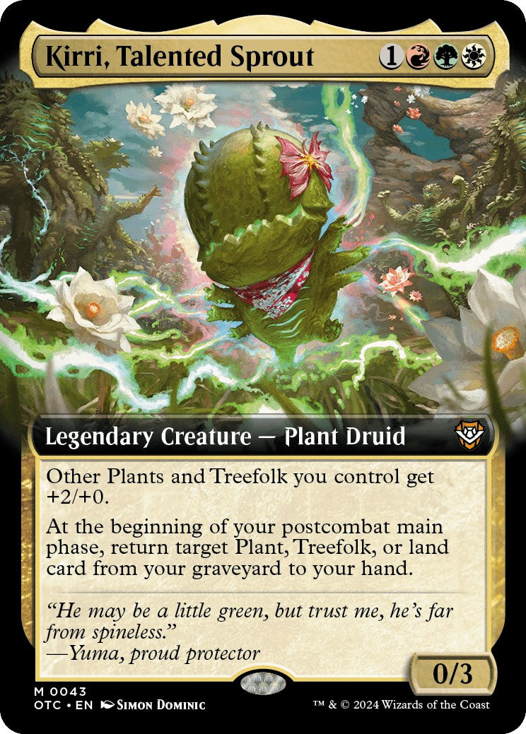 Kirri, Talented Sprout (Extended Art) [OTC - 43]
