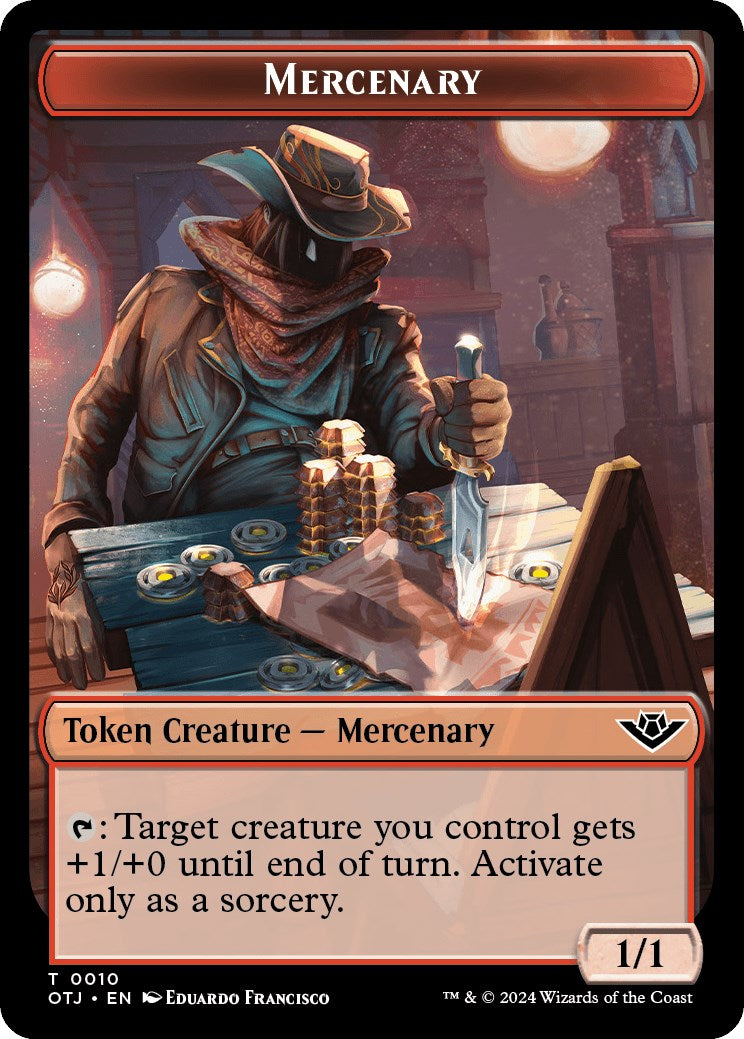 Mercenary // Scorpion Dragon Double-Sided Token