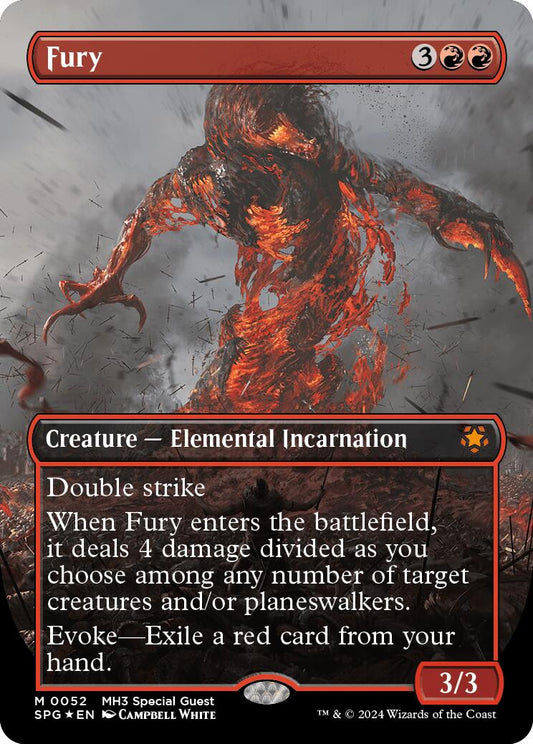 Fury (Borderless) (Textured Foil) [SPG - 52]