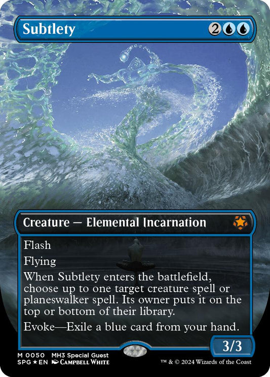 Subtlety (Borderless) (Textured Foil) [SPG - 50]