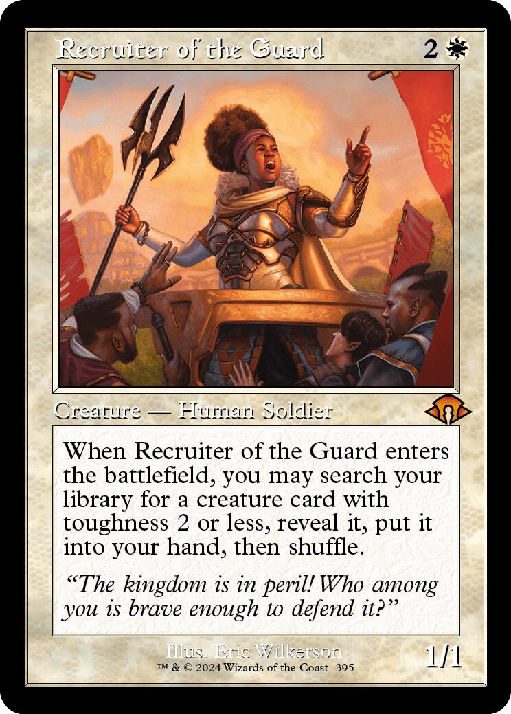 Recruiter of the Guard (Retro Frame)