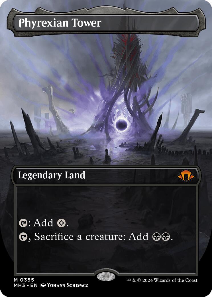 Phyrexian Tower (Borderless) [MH3 - 355]